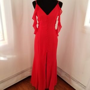 Jarlo Button Front Maxi Dress